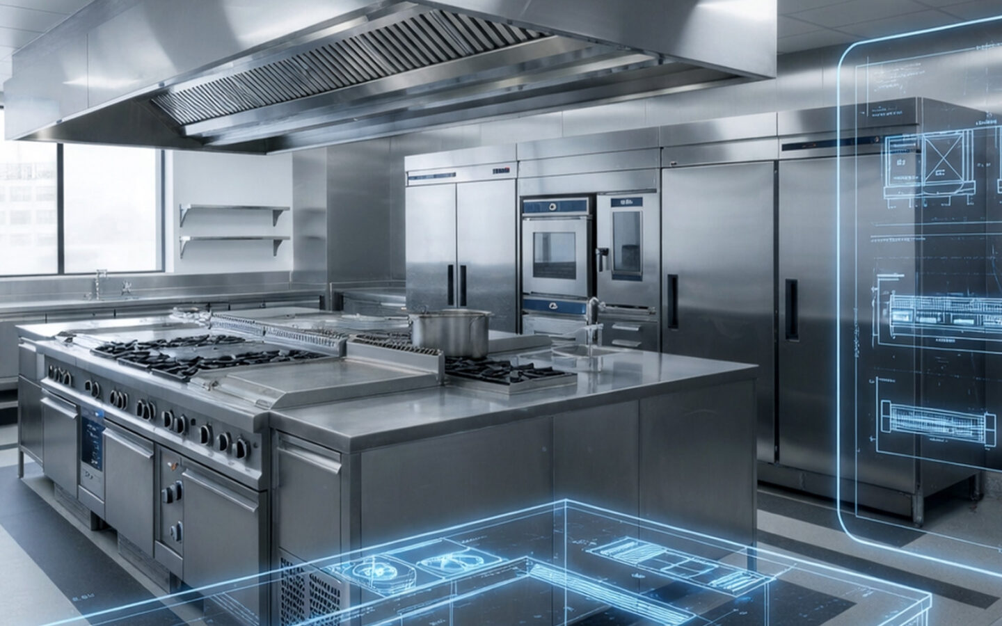 cucina ristorante altamente tecnologica